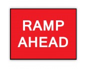 Ramp Ahead Plate 1050mm x 750mm